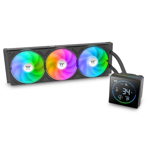 Thermaltake TH360-S V3 ARGB Sync 360mm AIO Liquid Cooler Black (CL-W470-PL12SW-A)