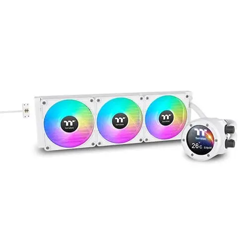 Thermaltake TH360 V2 Ultra EX ARGB Sync Snow White CPU Liquid Cooler (CL-W426-PL12SW-A)