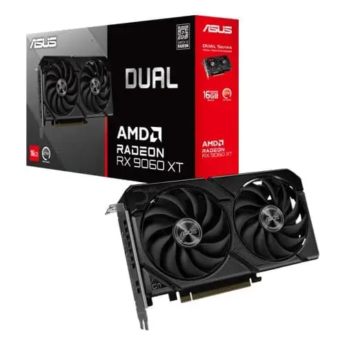 Asus Dual RX 9060 XT 16GB GDDR6 Graphics Card (DUAL-RX9060XT-16G)