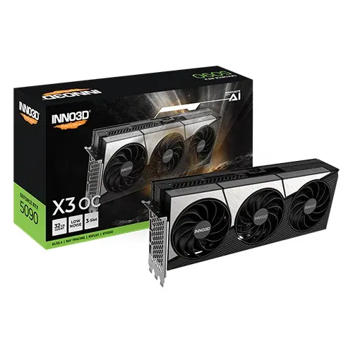 Inno3d RTX 5090 X3 OC 32GB GDDR7 Graphics Card (N50903-32D7X-37593928)