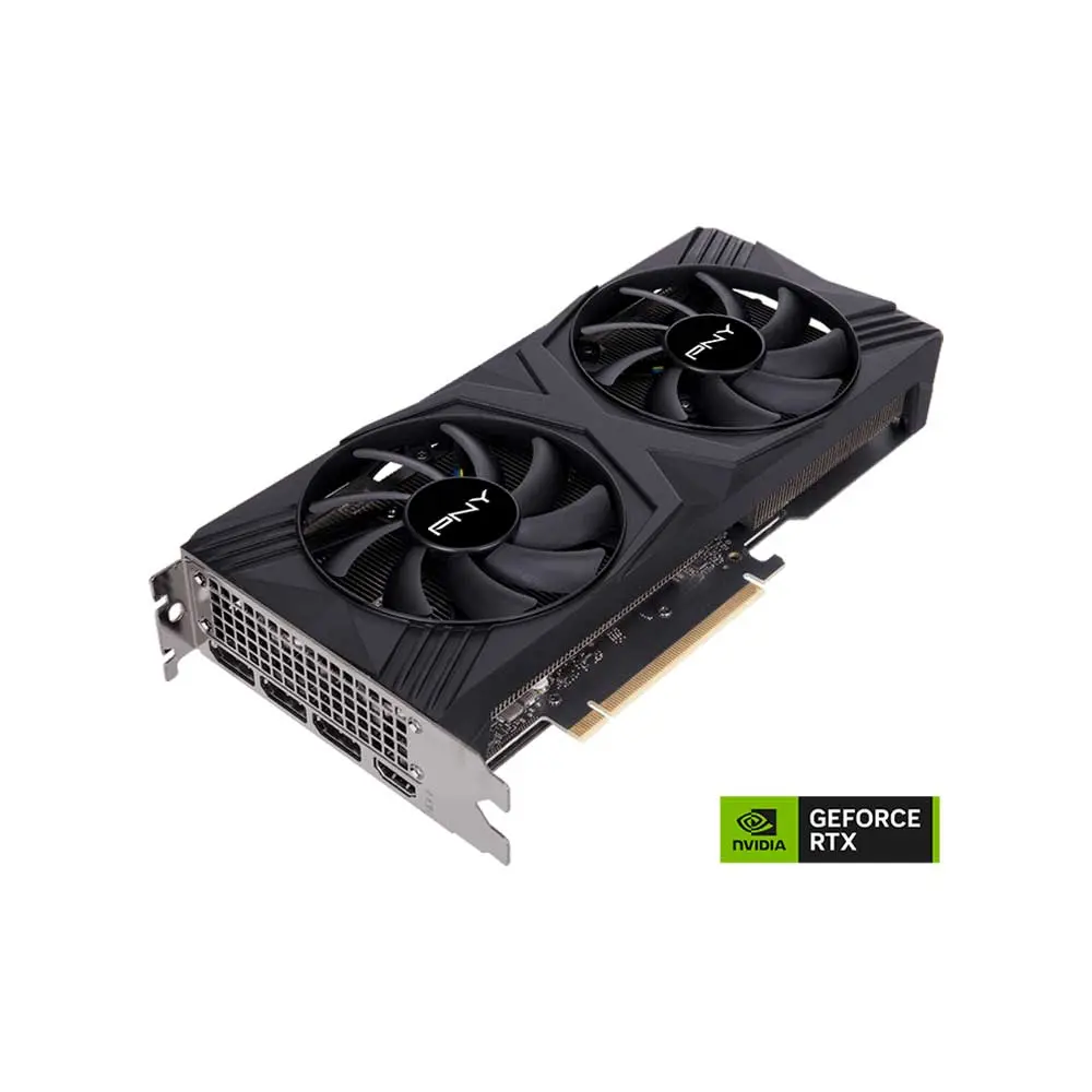 PNY RTX 4060 Ti Verto Dual Fan DLSS 3 8GB GDDR6 Graphics Card (VCG4060T8DFXPB1)