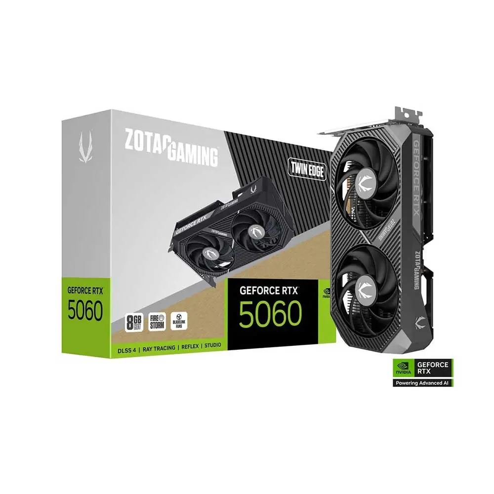 Zotac Gaming RTX 5060 Twin Edge 8GB GDDR7 Graphics Card (ZT-B50600E-10M)