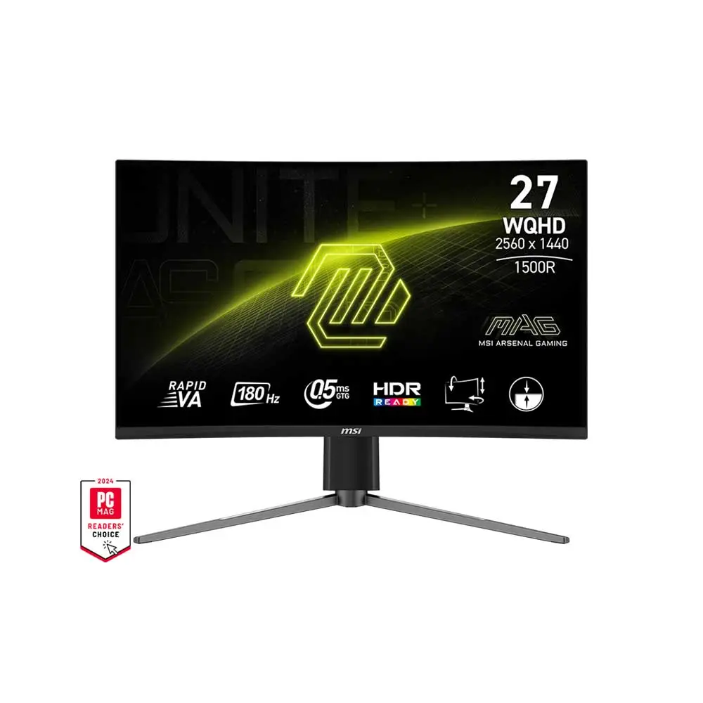 MSI MAG 27CQ6PF 27 Inch WQHD 180HZ Curved Gaming Monitor