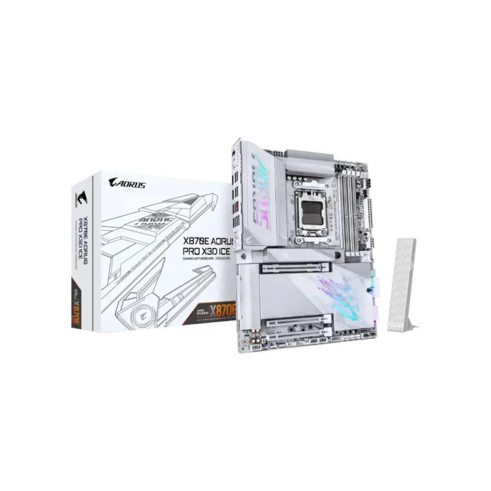 Gigabyte X870E Aorus Pro X3D Ice Motherboard (X870E AORUS PRO X3D ICE)