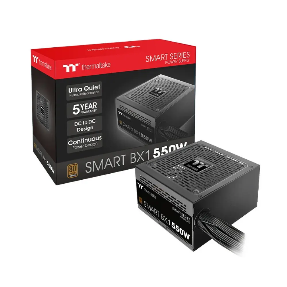 Thermaltake Smart BX1 550W 80 Plus Bronze Power Supply (DC to DC Version)