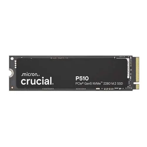 Crucial P510 1TB PCIe Gen5 NVMe 2280 M.2 Internal SSD (CT1000P510SSD8)